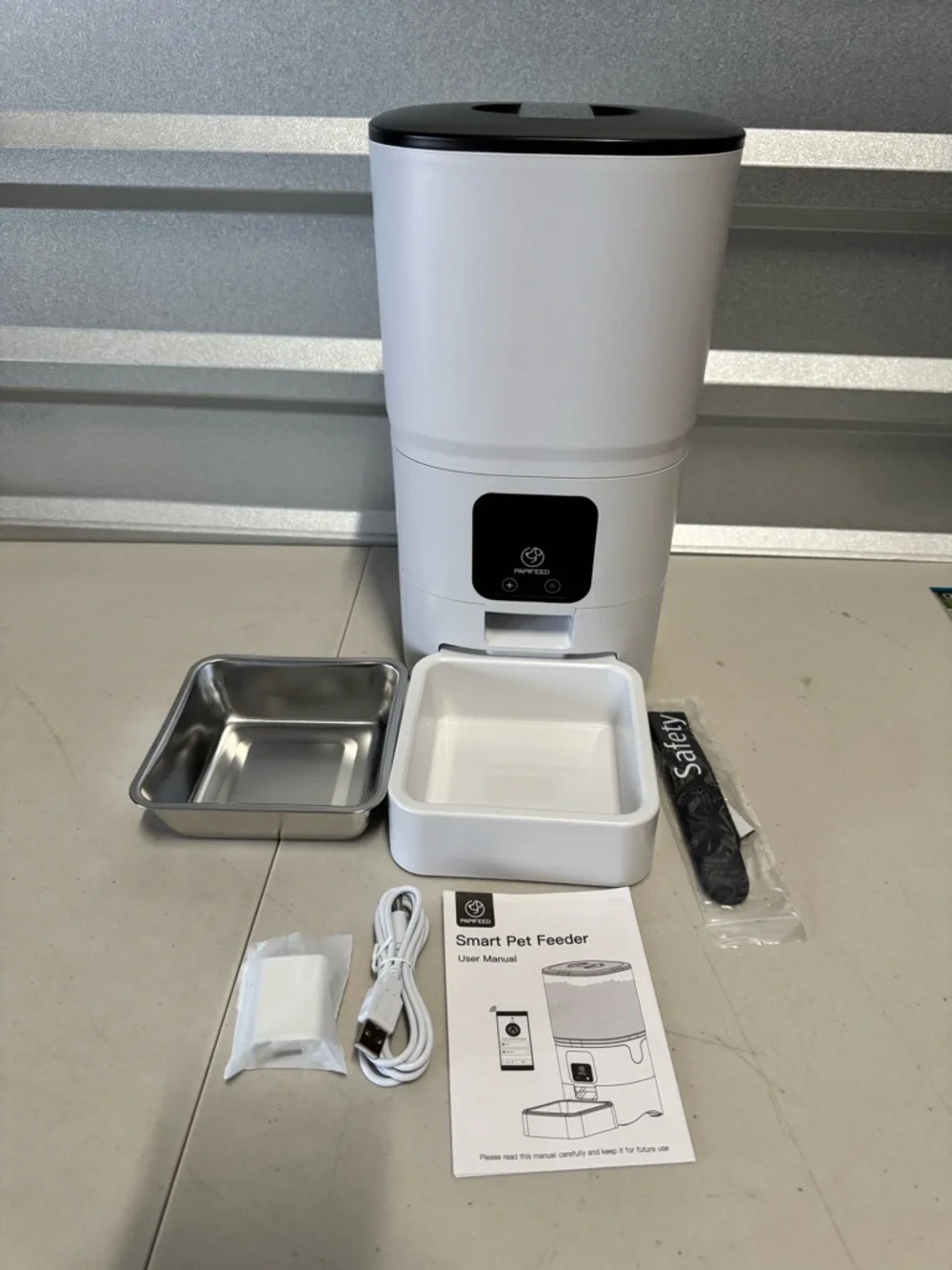 PAPIFEED 2.4G WiFi Automatic Pet Feeder 6L,App Remote Control, Cats & Dogs Small - Picture 5 of 13